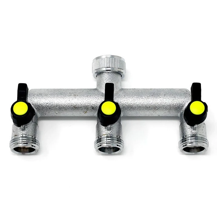 Garden Tap Manifold 3 Way 1 Garden Tap Manifold 3 Way