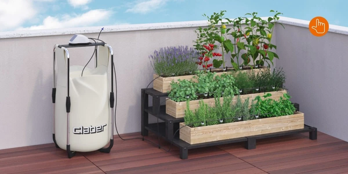 Claber Aqua-Magic Solar-Powered Drip Irrigation Kit - 8063 9 Claber Aqua-Magic Solar-Powered Drip Irrigation Kit - 8063 - Image 9