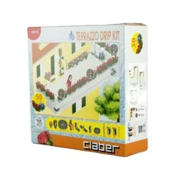 Claber Terrazzo Drip Irrigation Kit - 90772 -Silverlines Store claber drip irrigation systems claber terrazzo drip irrigation kit 90772 7548652933