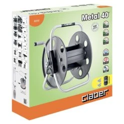 Claber Metal 40 Hose Reel - 8890 -Silverlines Store claber hose reels claber metal 40 hose reel 8890 32624617455782