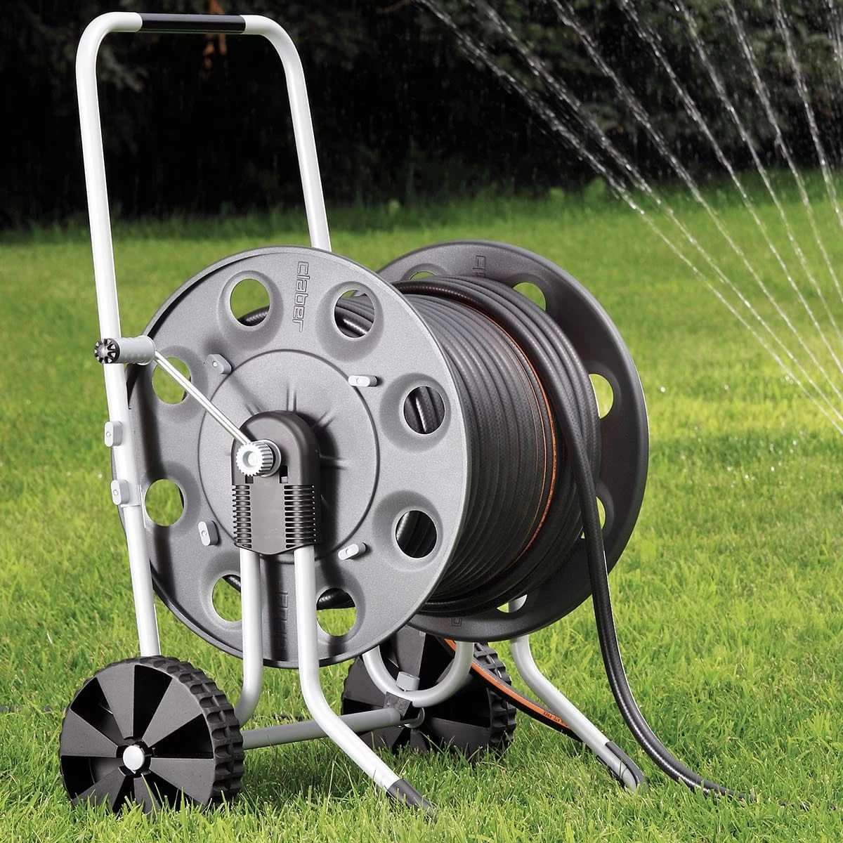 Claber Metal Gemini Hose Reel - 8894 4 Claber Metal Gemini Hose Reel - 8894 - Image 4