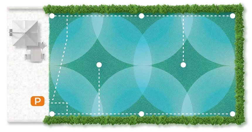 Claber Colibri Complete Lawn Watering Kit - 130m² 4 Claber Colibri Complete Lawn Watering Kit - 130m² - Image 4