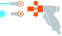 Claber Metal-Jet Spray Gun - 9567 -Silverlines Store claber spray guns claber metal jet spray gun 9567 7548291013