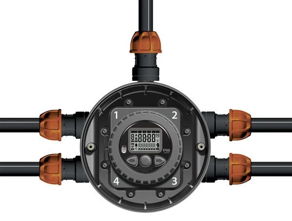 Claber Hydro 4 Programmable Solenoid Valve Box - 90829 6 Claber Hydro 4 Programmable Solenoid Valve Box - 90829 - Image 6