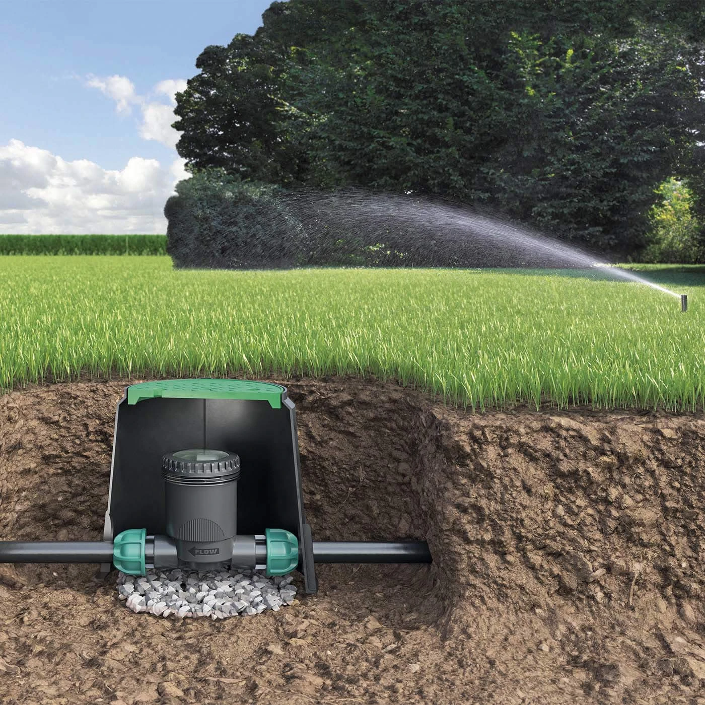 Claber Programmable 1" Solenoid Valve - 90826 3 Claber Programmable 1" Solenoid Valve - 90826 - Image 3