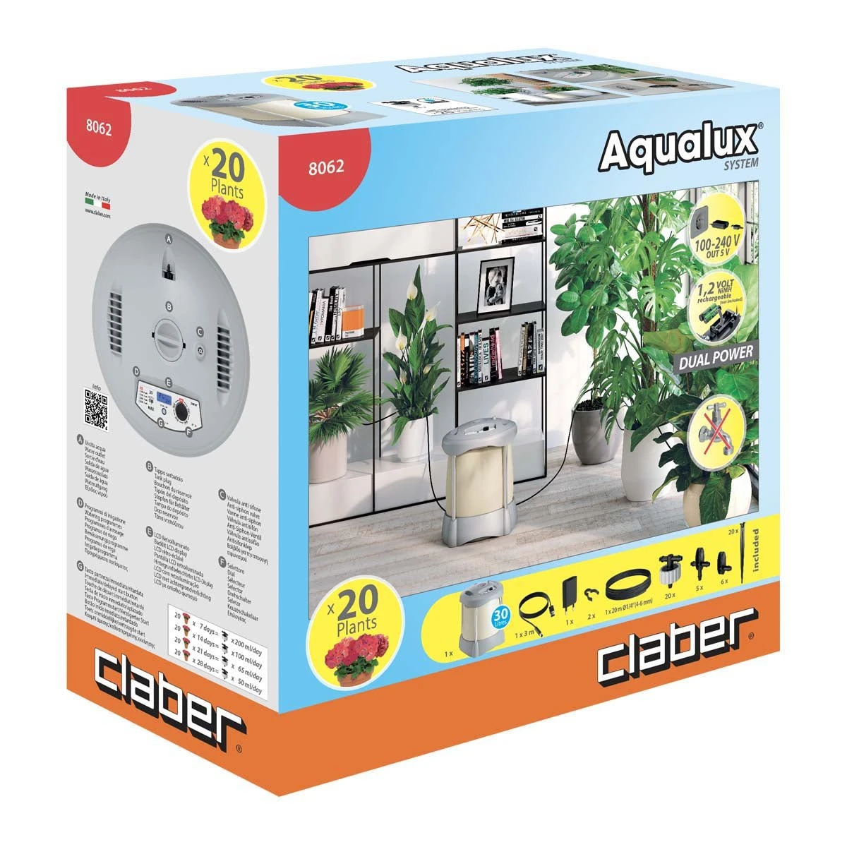 Claber Aqualux Indoor Watering System - 8062 2 Claber Aqualux Indoor Watering System - 8062 - Image 2