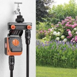 Claber Two Way Tap Adaptor - 8590 -Silverlines Store garden hose fittings claber two way tap adaptor 8590 36458317676710