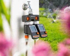 Gardena Twin Channel Tap Connector - 8193 -Silverlines Store garden hose fittings gardena twin channel tap connector 8193 35441422008486