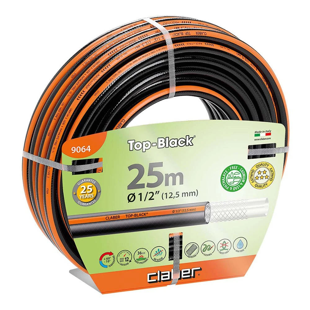 Claber Top Black 25m Hose - 9064 1 Claber Top Black 25m Hose - 9064
