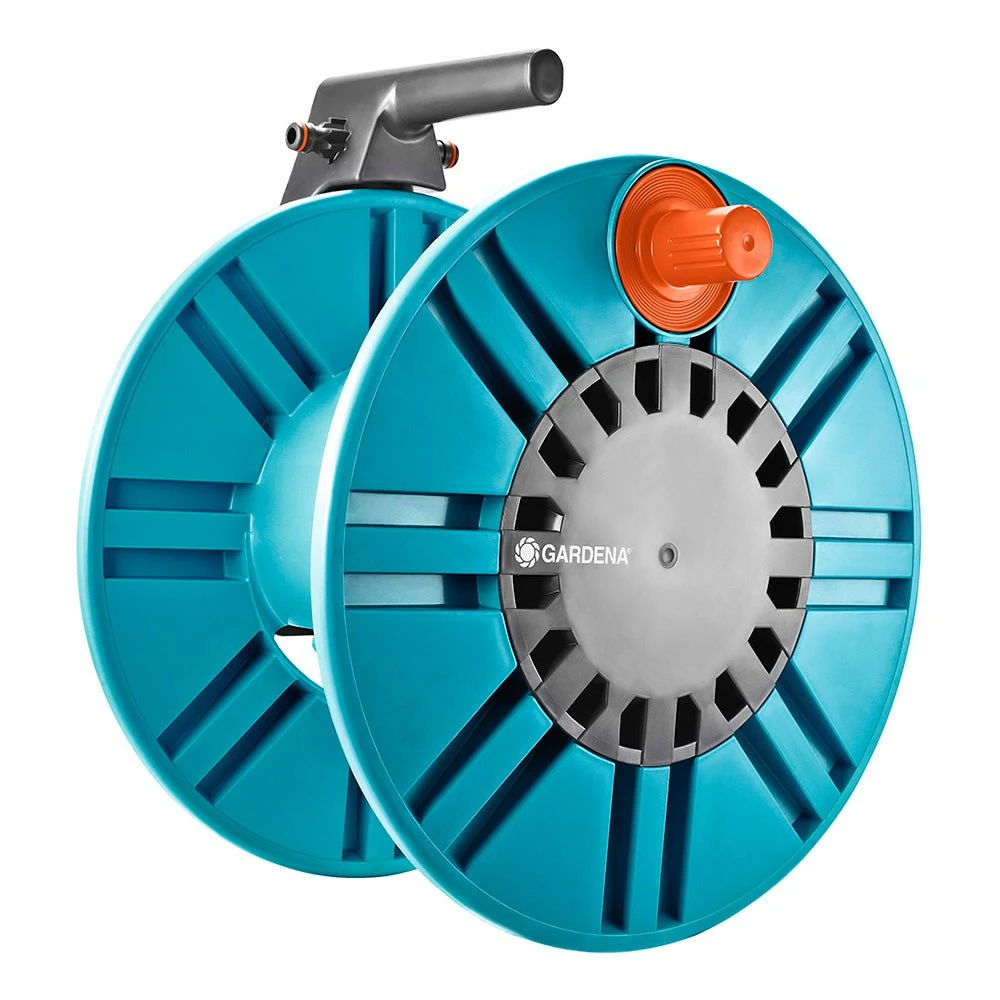 Gardena Classic Wall-Mounted Hose Reel W/ Hose Guide - 2650 1 Gardena Classic Wall-Mounted Hose Reel W/ Hose Guide - 2650