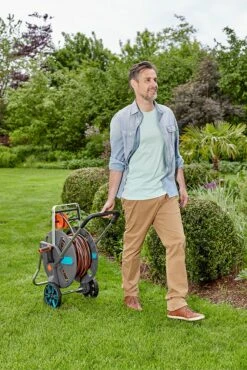 Gardena CleverRoll L Easy Hose Reel - 18520 -Silverlines Store garden hose reels gardena cleverroll l easy hose reel 18520 35440946446502