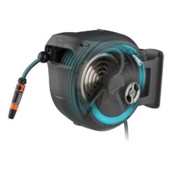 Gardena Wall-Mounted 25m Hose Reel RollUp M/L - 18620 -Silverlines Store garden hose reels gardena wall mounted 25m hose reel rollup m l 18620 35441063461030