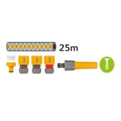 Hozelock Assembled 2 In 1 Hose Reel With 25m Hose - 2431 -Silverlines Store garden hose reels hozelock assembled 2 in 1 hose reel with 25m hose 2431 34017781711014