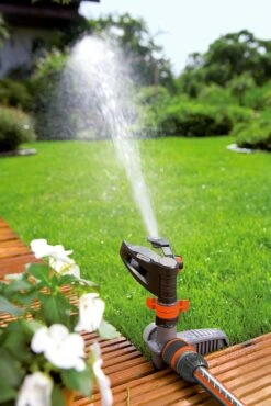 Gardena Comfort Impulse Sprinkler On Spike - 8141 -Silverlines Store lawn sprinklers gardena comfort impulse sprinkler on spike 8141 35441652564134